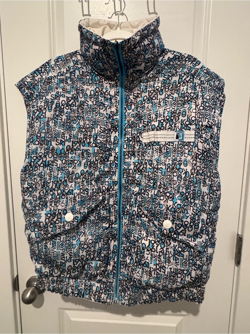 Vintage Kaelin Ski 1990 Reversible Puffer Vest